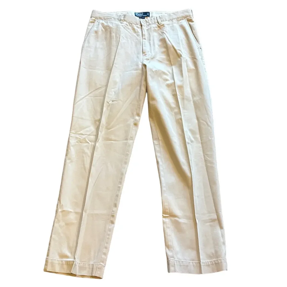 Polo by Ralph Lauren Men's 34 Cream Chinos